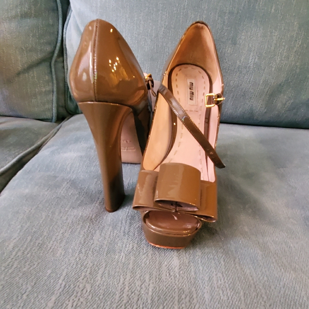 MIU MIU PLATFORM SHOES
